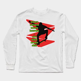 Skateboarder Long Sleeve T-Shirt